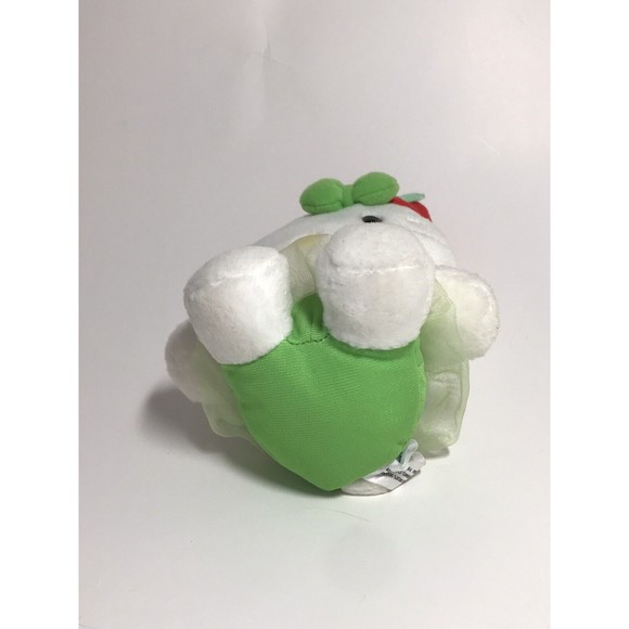 Hello Kitty Red Apple Worm Plush Green Tutu Nakajima 7” Kawaii Japan 2003 Rare - Picture 9 of 10